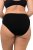 Ulla Popken 710201 Bragas pack de 5 Negro - Bragas - 