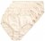Ulla Popken 710201 Bragas pack de 5 Beige - Bragas - 
