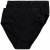 Ulla Popken 711214 Bragas pack de 2 Negro - Bragas - 