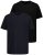 JP1880 711318 Camiseta de cuello de pico pack de 2 Negro - Camisetas - Camisetas - 2XL-14XL