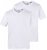 JP1880 711318 Camiseta de cuello de pico pack de 2 Blanco - Camisetas - Camisetas - 2XL-14XL