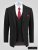 D555 Ted 4 Way Stretch Tailored Suit Jacket Negro - Trajes - Trajes 2XL-8XL