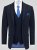 D555 Ted 4 Way Stretch Tailored Suit Jacket Azul marino - Trajes - Trajes 2XL-8XL