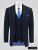 D555 Ted 4 Way Stretch Tailored Suit Jacket Azul marino - Trajes - Trajes 2XL-8XL