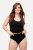 Ulla Popken 723498 Bragas pack de 2 Negro - Bragas - 