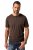 JP1880 Henley Basic T-Shirt with Buttons Brown - Camisetas - Camisetas - 2XL-14XL
