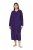 Ulla Popken 749967 Albornoz de rizo con cremallera Multicolor - Batas & albornoces - 