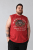 Kam Jeans 5763 Hawaii Surf Vest Sleeveless T-Shirt Washed Red - Camisetas - Camisetas - 2XL-14XL