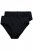 Ulla Popken 781658 Bragas pack de 2 Negro - Bragas - 
