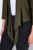 Ulla Popken 794514 Bolero de punto con lazada Verde oscuro - Boleros - 