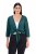 Ulla Popken 794514 Bolero de punto con lazada Petróleo - Boleros - 