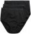 Ulla Popken 795269 Bragas pack de 3 Negro - Bragas - 