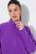 Ulla Popken 796970 Chaqueta polar ligera Morado oscuro - Ropa de lana - 