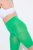 Ulla Popken 799278 Pantalón corto antirrozaduras 80 den Verde - Culotes antirozaduras - 