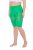 Ulla Popken 799278 Pantalón corto antirrozaduras 80 den Verde - Culotes antirozaduras - 