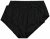 Ulla Popken 800279 Bragas de rayas pack de 2 Negro - Bragas - 