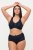 Ulla Popken 800279 Bragas de rayas pack de 2 Azul marino - Bragas - 
