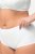 Ulla Popken 800279 Bragas de rayas pack de 2 Blanco - Bragas - 
