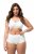 Ulla Popken 800279 Bragas de rayas pack de 2 Blanco - Bragas - 