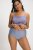 Ulla Popken 800279 Bragas de rayas pack de 2 Azul claro - Bragas - 
