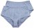 Ulla Popken 800279 Bragas de rayas pack de 2 Azul claro - Bragas - 