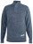 D555 Wilmington Zipper And Button Neck Sweater Blue - Sudaderas - Sudaderas 2XL-12XL