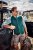 JP1880 Mottled Stretch Knit Stand-up Collar Vest Turquoise Blue - JP1880 - JP1880 Ropa Hombre Tallas Grandes