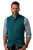 JP1880 Mottled Stretch Knit Stand-up Collar Vest Turquoise Blue - JP1880 - JP1880 Ropa Hombre Tallas Grandes