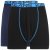 Kam Jeans Boxershorts Black and Navy 2-Pack - Ropa interior - Ropa interior 2XL-8XL