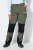 Ulla Popken 807803 Pantalón de senderismo HYPRAR con reflectantes Verde oliva - Ropa de exterior - 