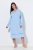 Ulla Popken 810581 Camisón con encaje Azul claro - Camisones - 