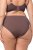 Ulla Popken 811602 Bragas con encaje Marrón - Bragas - 