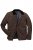 JP1880 811805 Chaqueta acolchada con cuello de pana Marrón negro - Chaquetas - Chaquetas Tallas Grandes 2XL-8XL