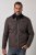 JP1880 811805 Chaqueta acolchada con cuello de pana Marrón negro - Chaquetas - Chaquetas Tallas Grandes 2XL-8XL