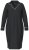 Ulla Popken 812447 Camisón con cuello camisero Negro - Camisones - 