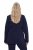 Ulla Popken 812754 Blazer de punto de Roma Azul marino - Blazers - Blazers en tallas grandes para mujer