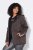 Ulla Popken 812880 Chaqueta de punto polar con forro teddy Topo - Ropa de lana - 