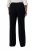 Ulla Popken 813306 Pantalón de traje ancho con cintura elástica Azul marino - Pantalones de tela - Pantalones anchos de tela para mujer