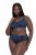 Ulla Popken 815268 Bragas de rayas Azul marino - Bragas - 