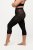 Ulla Popken 815580 Leggings de media 3/4 con protección de muslos 80 den Negro - Medias & calcetines - 