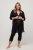 Ulla Popken 815580 Leggings de media 3/4 con protección de muslos 80 den Negro - Medias & calcetines - 