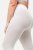 Ulla Popken 815580 Leggings de media 3/4 con protección de muslos 80 den Blanco - Medias & calcetines - 