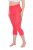 Ulla Popken 815580 Leggings de media 3/4 con protección de muslos 80 den Rojo claro - Medias & calcetines - 
