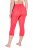 Ulla Popken 815580 Leggings de media 3/4 con protección de muslos 80 den Rojo claro - Medias & calcetines - 