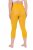 Ulla Popken 815580 Leggings de media 3/4 con protección de muslos 80 den Amarillo mostaza - Medias & calcetines - 