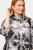 Ulla Popken 816673 Blazer oversize de jacquard con manga 3/4 Negro - Blazers - Blazers en tallas grandes para mujer