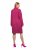 Ulla Popken 816744 Abrigo cruzado efecto lana Rosa - Abrigos - Abrigos de talla grande