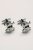 JP1880 816868 Gemelos con calavera Gris plata - Joyas - 