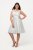 Ulla Popken 817135 Vestido de noche Blanco roto - Vestidos de noche - Vestidos de fiesta de gran talla