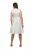 Ulla Popken 817135 Vestido de noche Blanco roto - Vestidos de noche - Vestidos de fiesta de gran talla